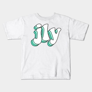 jesus loves you (green) Kids T-Shirt